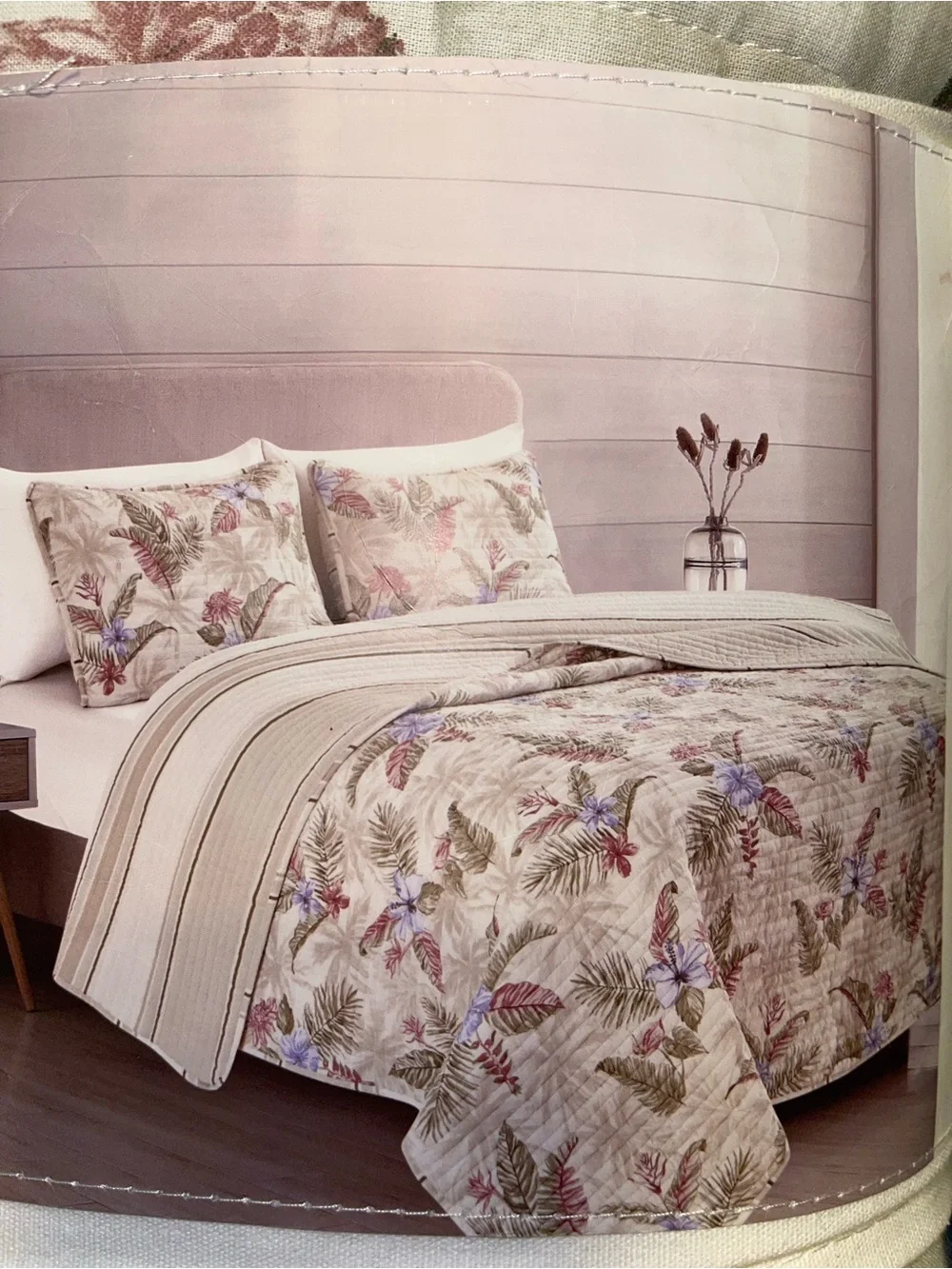 Ridge & Cove Cotton Quilt Set in Tropical Floral